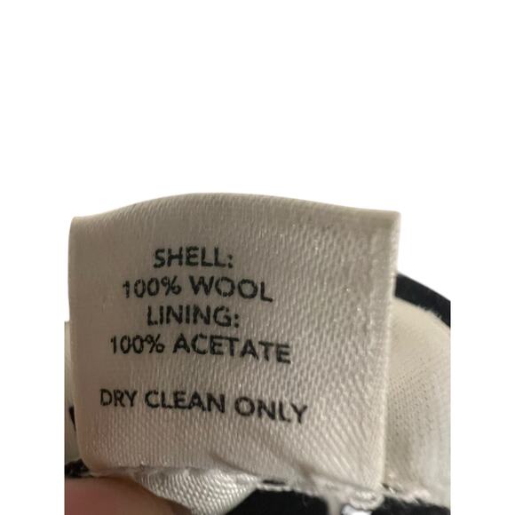 Ann Taylor LOFT Julie Fit Brown Wool Wide Leg Trouser Pants Size 8 - Picture 7 of 8